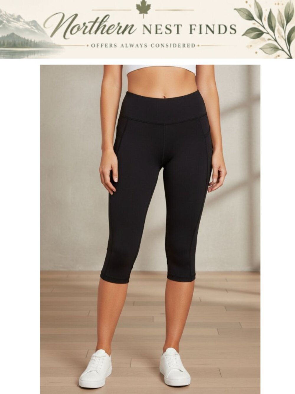 Marika High Rise Capri Legging Tummy Control Compression